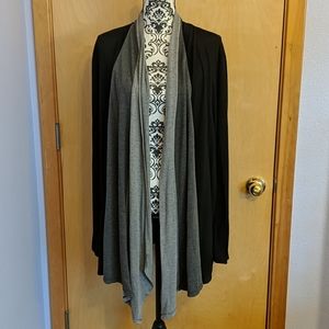 Black and Gray Cardigan